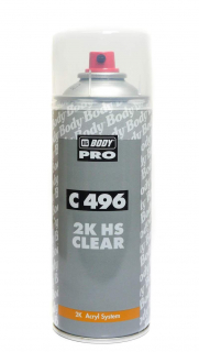 Body 2K HS fényes lakk spray ( lámpa lakk )400ml